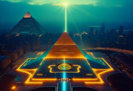 ()Hyoer Realistic, full color:2.0) depicting  
(New York City Metropolitan :2.0:)
BREAK
()Hyoer Realistic:2.0)Polaroid picture of A futuristic, neon-lit table, adorned with ancient Egyptian hieroglyphics and symbols. The album cover, designed by Shusei Nagaoka, features a gleaming, metallic pyramid at its center, surrounded by swirling patterns of gold and lapis lazuli. The band's name, Earth, Wind & Fire, is emblazoned in bold, futuristic letters, while the album title, 'Kemetic Odyssey,' is written in hieroglyphics. The table's surface glows with a soft, ethereal light, as if infused with the essence of the ancient civilization. The atmosphere is one of mysticism and wonder, as if the table holds the secrets of the pharaohs BREAK ()Hyoer Realistic:2.0)Polaroid picture of luxurious, futuristic penthouse with transparent floors overlooking a thriving, sun-kissed metropolis. Sleek, minimalist interior with digital art adorning the walls. Expansive, curved window wraps around the exterior, offering an unobstructed view of the vibrant cityscape. Towering skyscrapers, sweeping highways, and glittering waterfalls cascade down green mountains. Silver spacecraft take off and land at the bustling spaceport, while grav-bikes and hovercars zip past. Capture the essence of this futuristic, high-end penthouse, where luxury and technology blend seamlessly to create the ultimate urban oasis."
