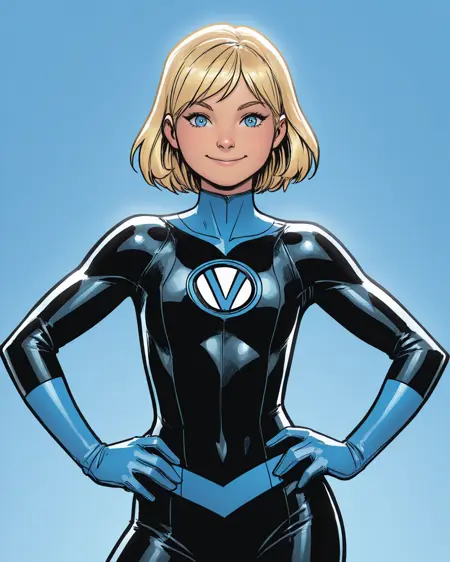 Valeria Richards (Blue Costume) - Marvel Comics (Illustrious)