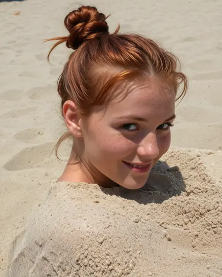 Buried up to Head in Sand