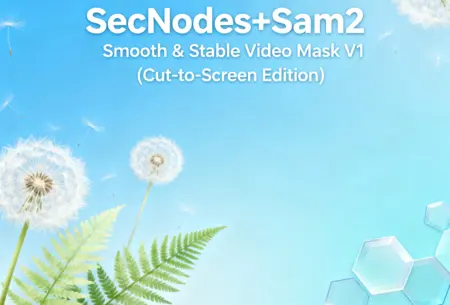 SecNodes+Sam2 Smooth & Stable Video Mask V1 (Cut-to-Screen Edition)