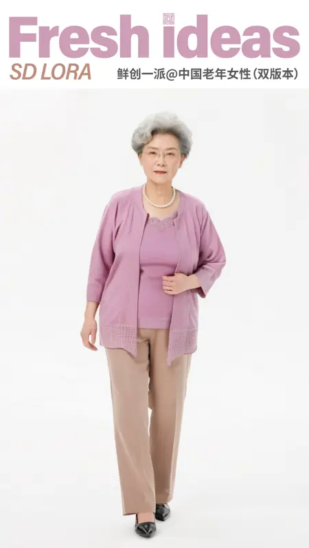 fresh ideas@Elderly Chinese woman