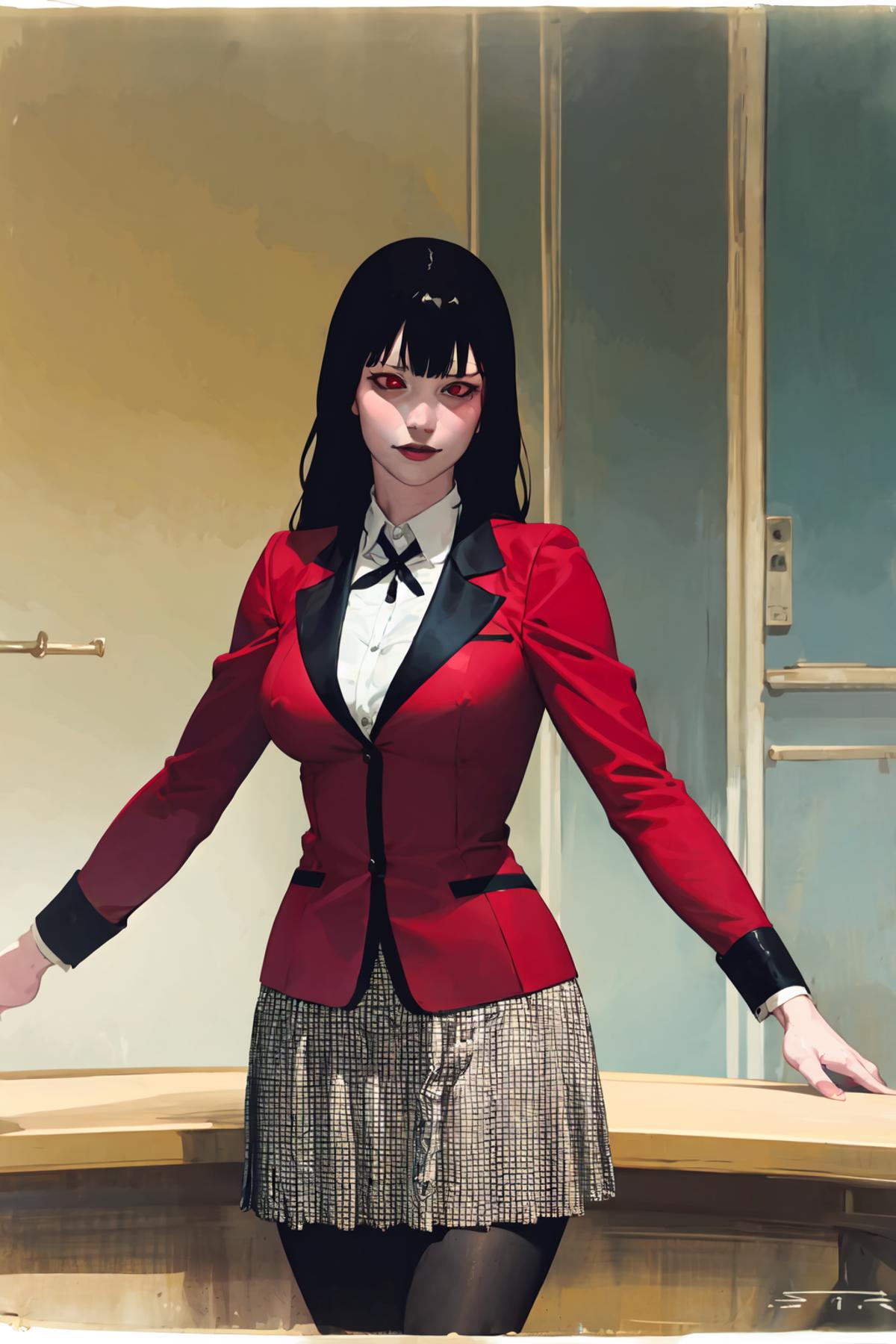 Jabami Yumeko 蛇喰夢子 / Kakegurui image by sidneysardoni