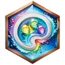 Diamond Style Badge