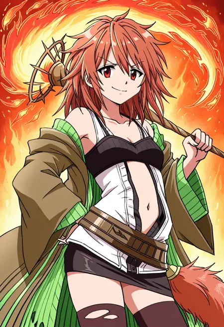 [ILST] Hiita the Fire Charmer (Yu-Gi-Oh) / 火霊使いヒータ <<遊☆戯☆王>>