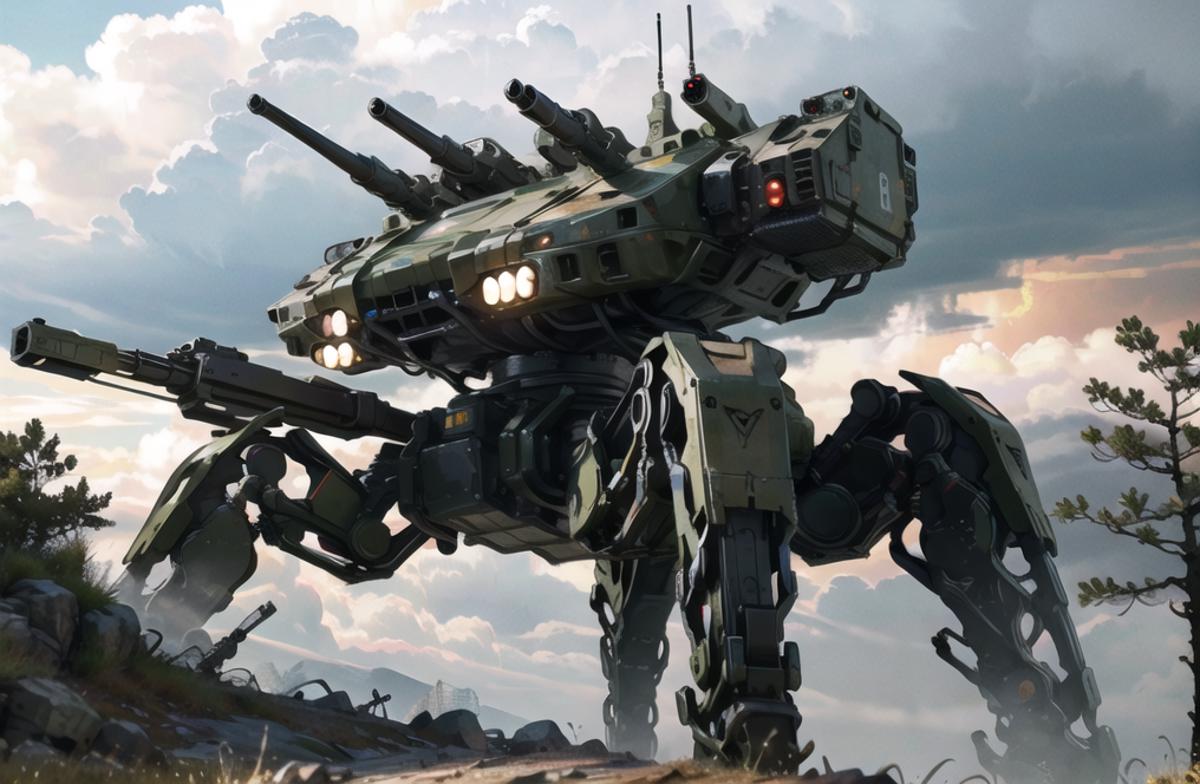 mecha (quadruped mechas) image by RIM0