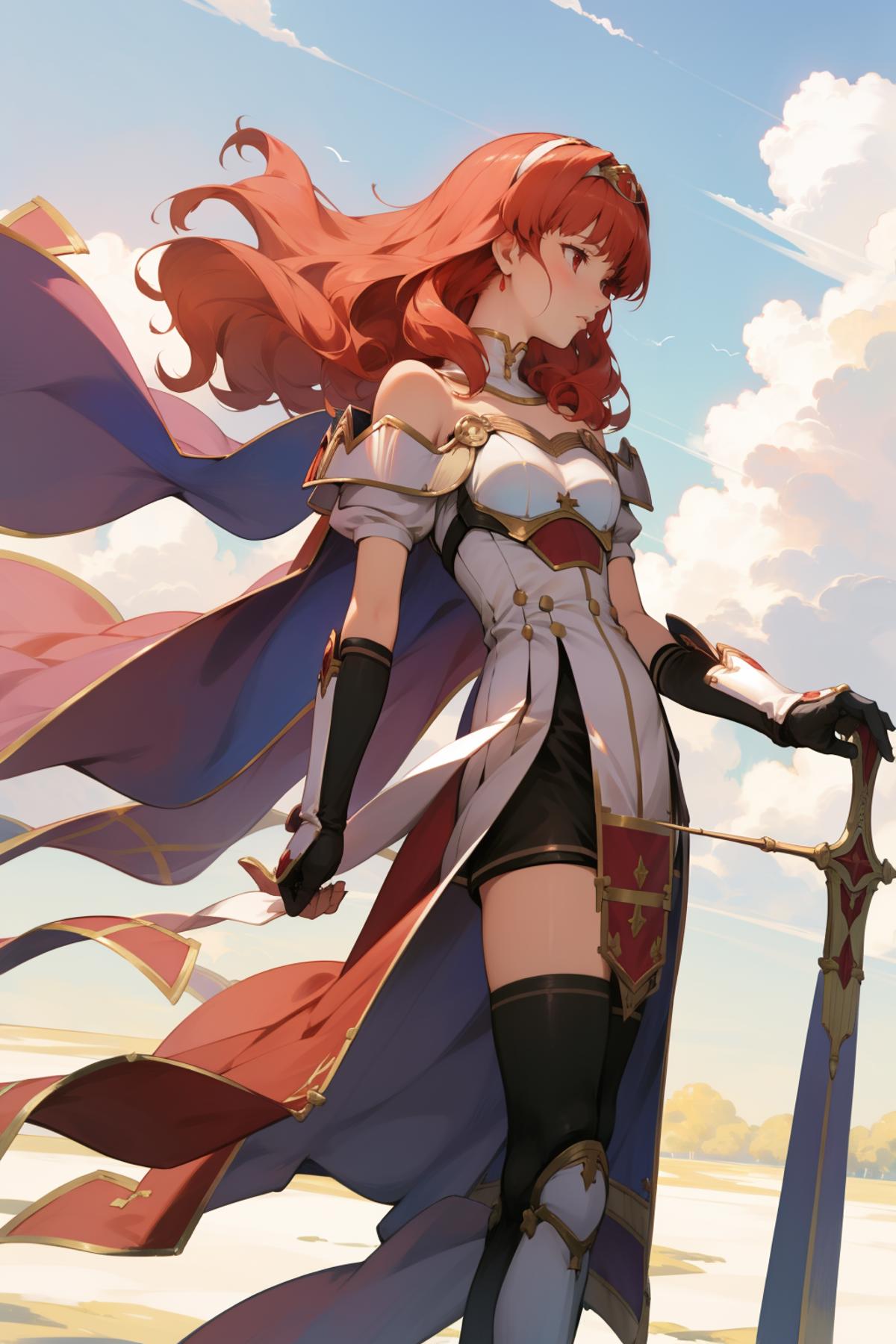 Celica (Fire Emblem Echoes: Shadows of Valentia) LoRA image by novowels