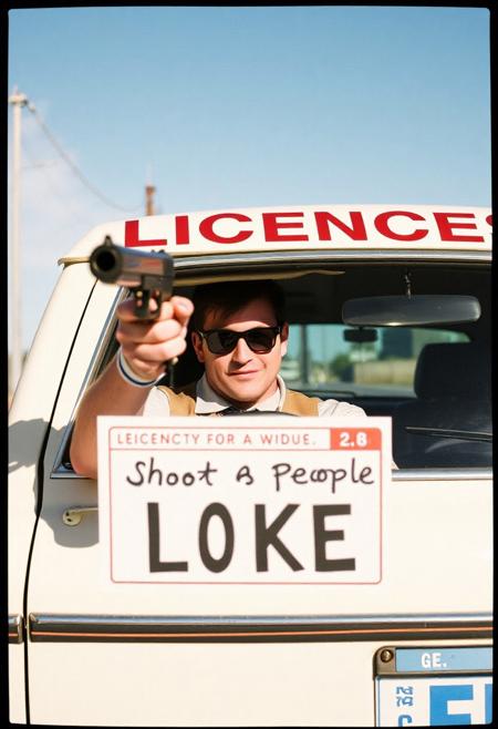 License to shoot people as a joke
