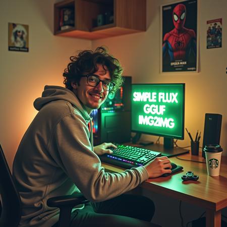 SIMPLE FLUX GGUF IMG2IMG WORKFLOW by weshouldhaveshotguns v1.0