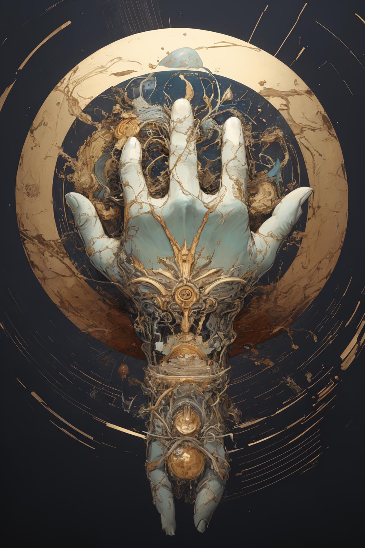 [LoRA] "Normal Hand" Concept (With dropout & noise version) image by L_A_X