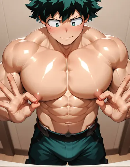 Nipple Tweak with OK sign