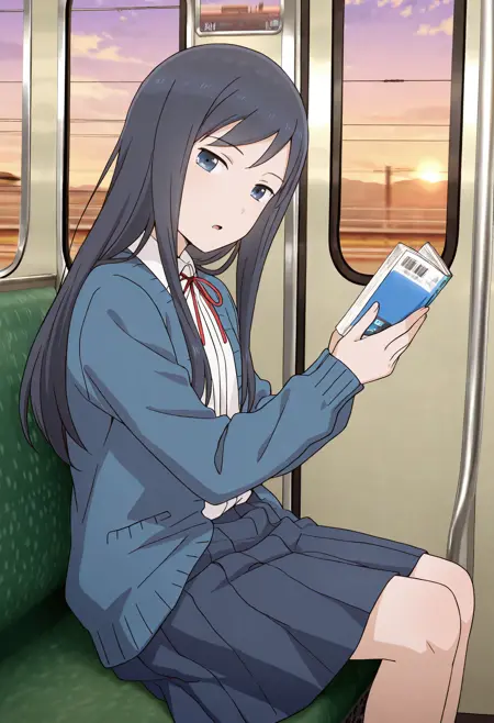 [Illustrious] 鷺宮しおり／ロボ／Saginomiya Shiori／Robo／鷺宮詩織／機器人／女子高生の無駄づかい／Wasteful Days of High School Girls／女高中生的虛度日常