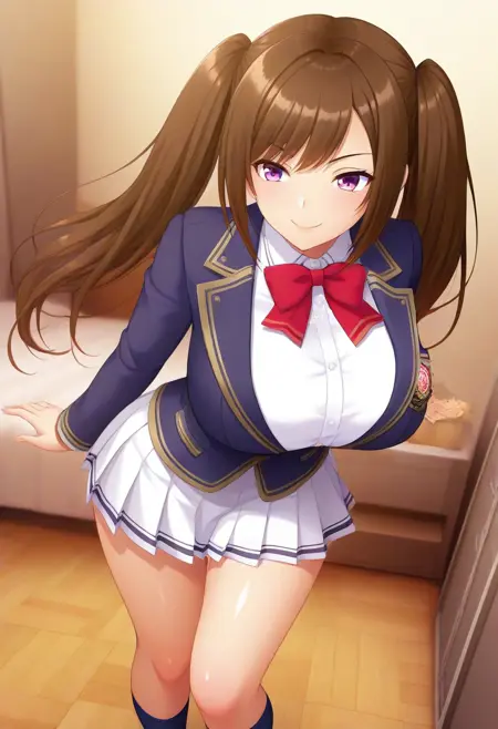 伊勢﨑 絵麻(Ema Isezaki)隷嬢管理棟~制服少女たちの搾乳隷属記~(Illustrious)