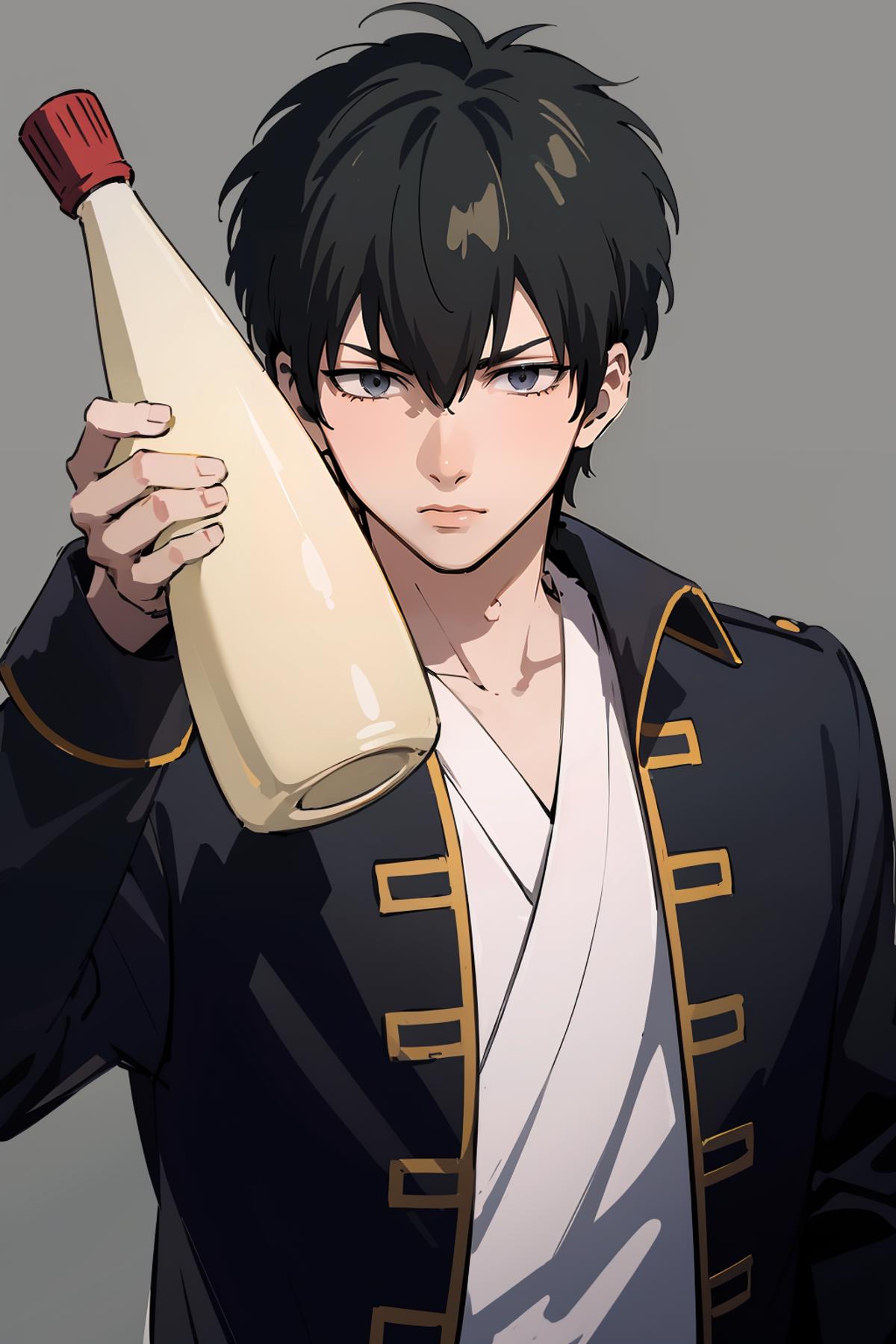 Hijikata Toushirou - Gintama [Commission work] image by Wasabiya