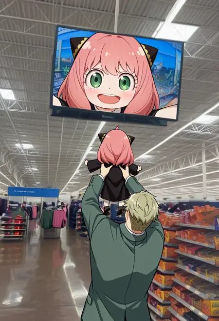 Showing Baby To a Supermarket Camera (Meme)
