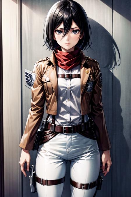 Mikasa Ackerman | Attack on Titan | PonyXL and sd 1.5 - SD 1.5 v1 