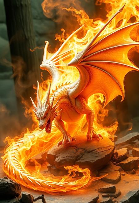 Dragons are beings of pure magic as such their minds are fully distributed across the energy they are and the best way to kill them is to use that energy up entirely often by converting it to heat, unless they are heat