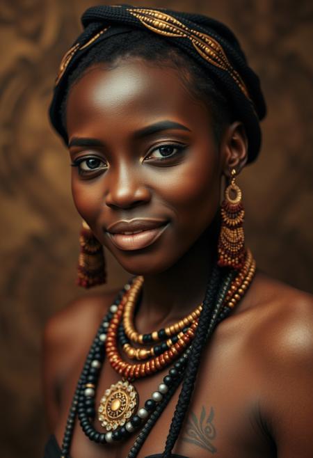 beautiful African woman