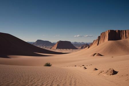 sci Fi desert landscape