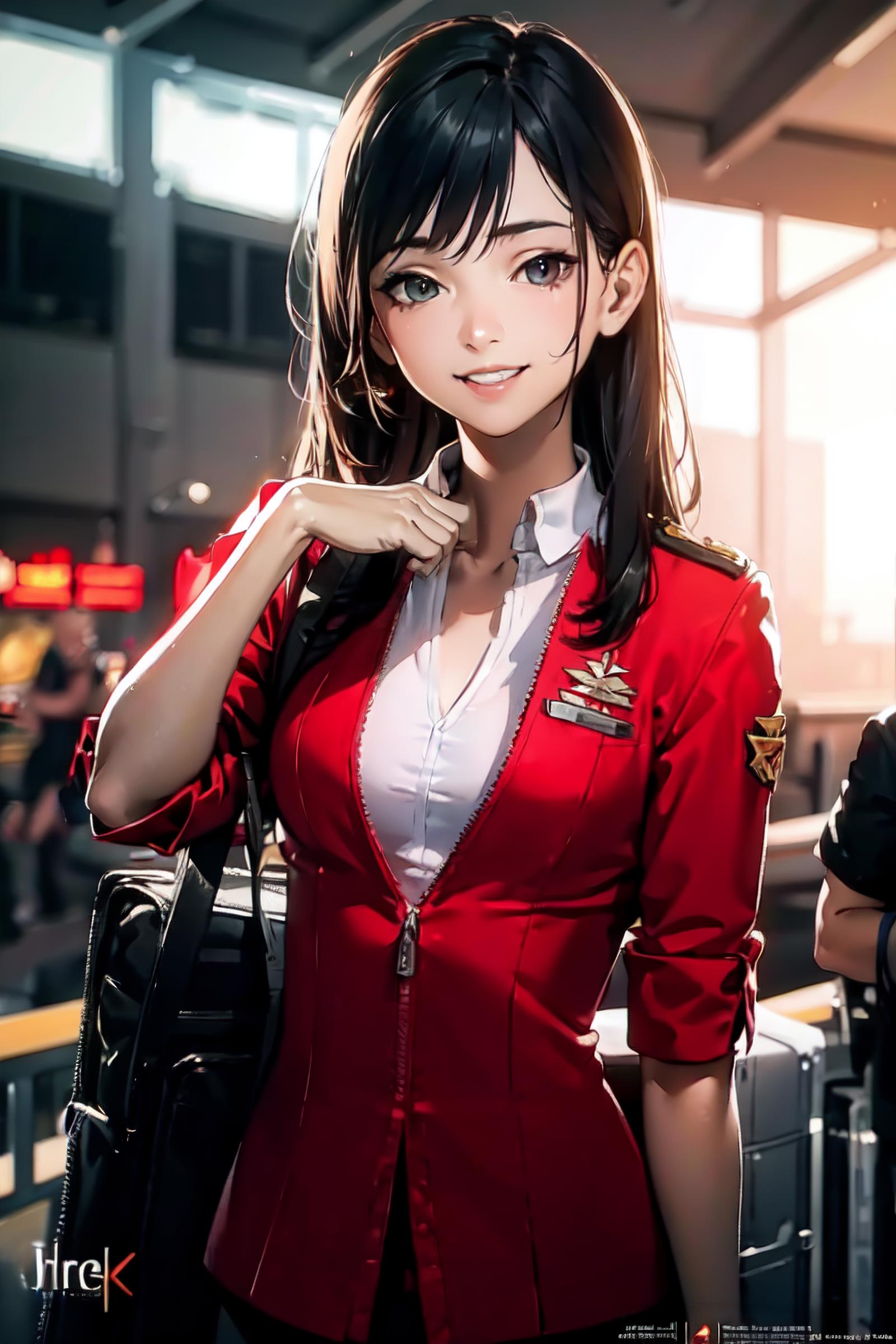 AirAsia Stewardess Uniform image by amru