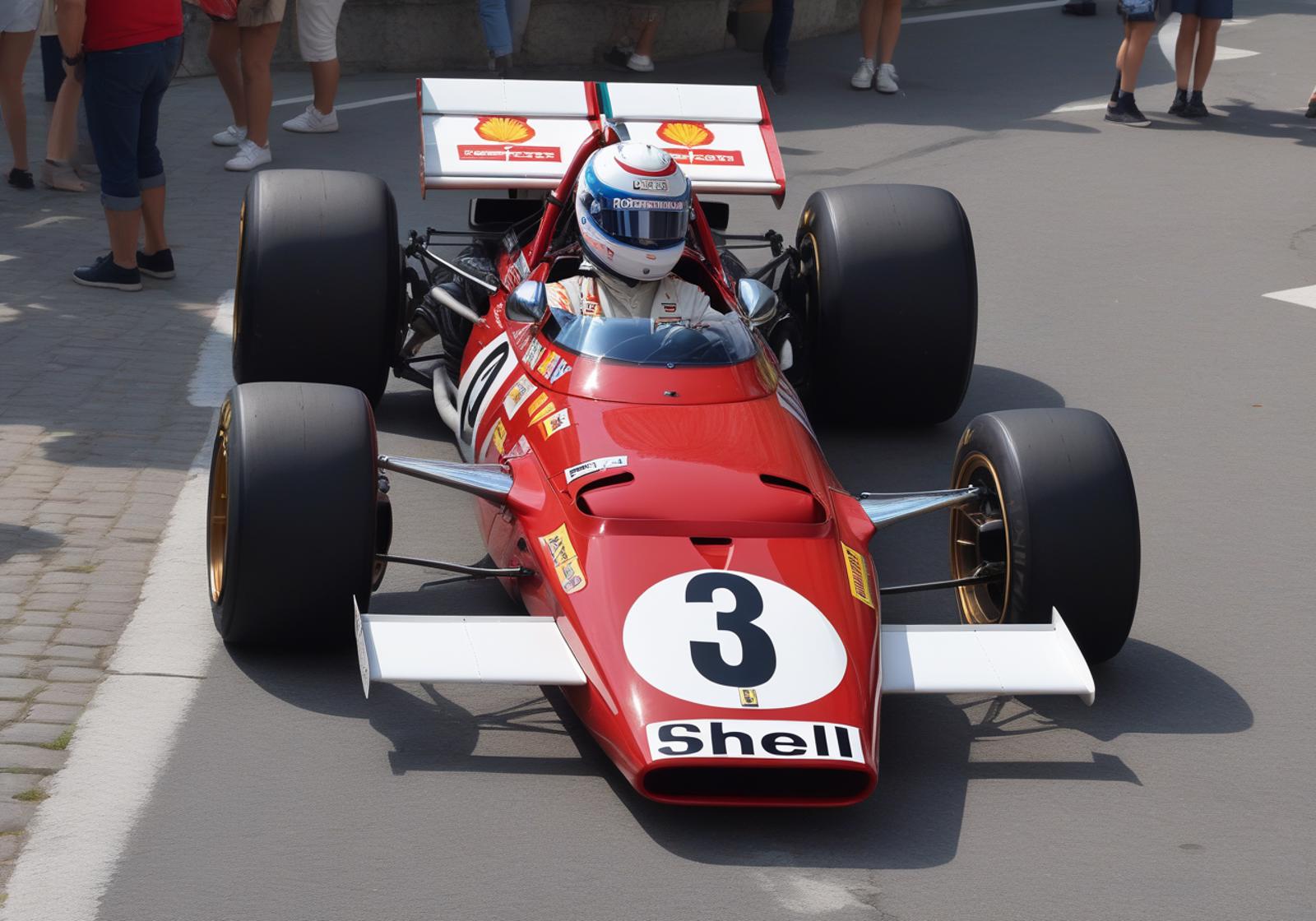Ferrari 312 B Formula One (1970) SDXL image by pam