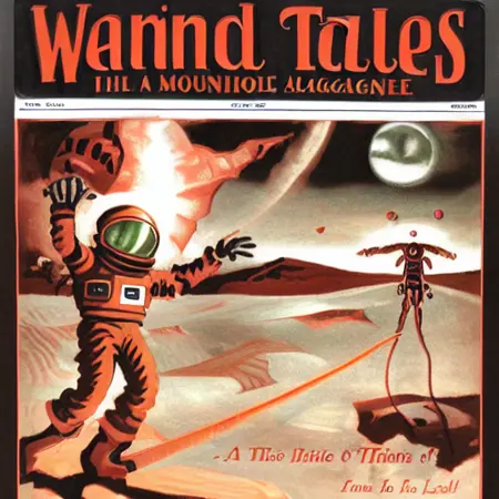 Weird Tales Magazine Cover Style