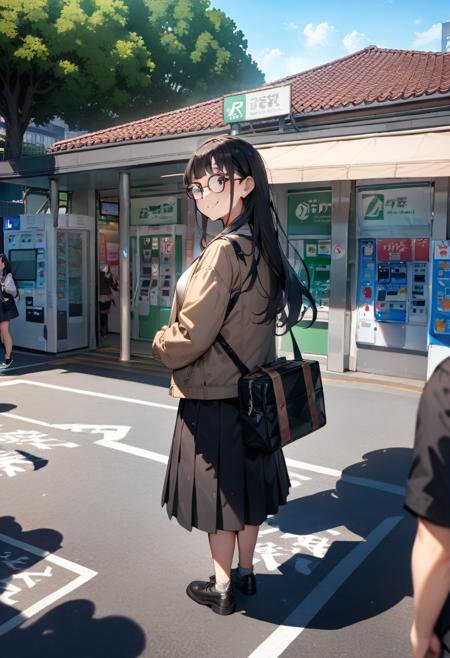 鶯谷駅 uguisudani station SDXL minamiguchi_SDXL_V2