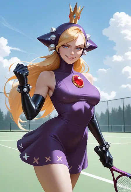 [IllustriousXL v0.1] Wapeach | Mario Tennis