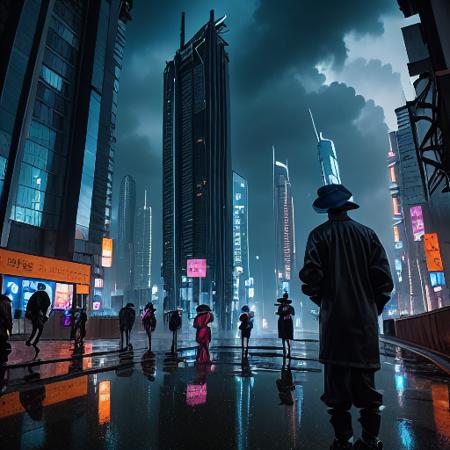 Cyberpunk Cities & Skies V1