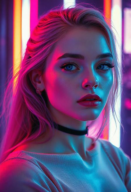 high quality design aesthetics, synth pop, detailed, pop album cover, beautiful young white woman