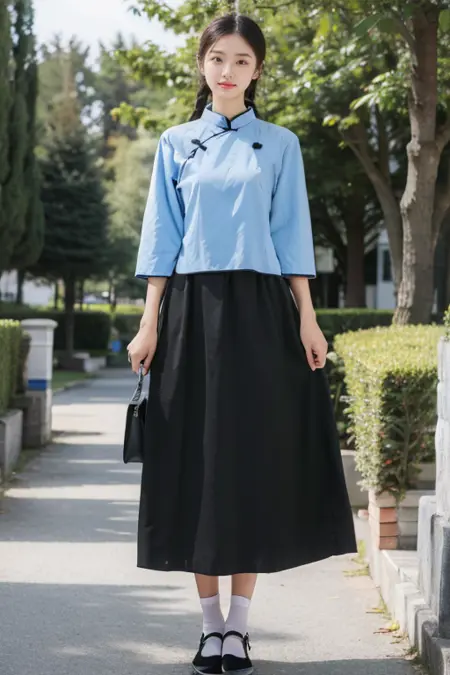 1920s May Fourth outfit (new civilized outfit) 民国五四文明新装