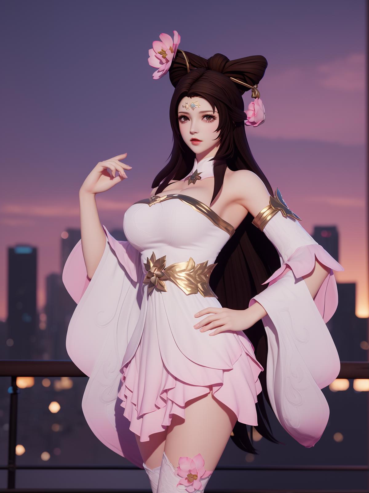 王者荣耀_貂蝉_Honor of kings_DiaoChan image by blacksnow