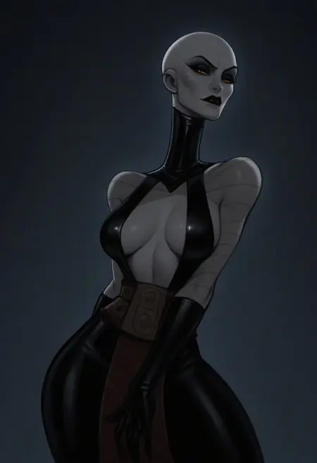 asajj ventress 2d clone wars (Work In Progress)