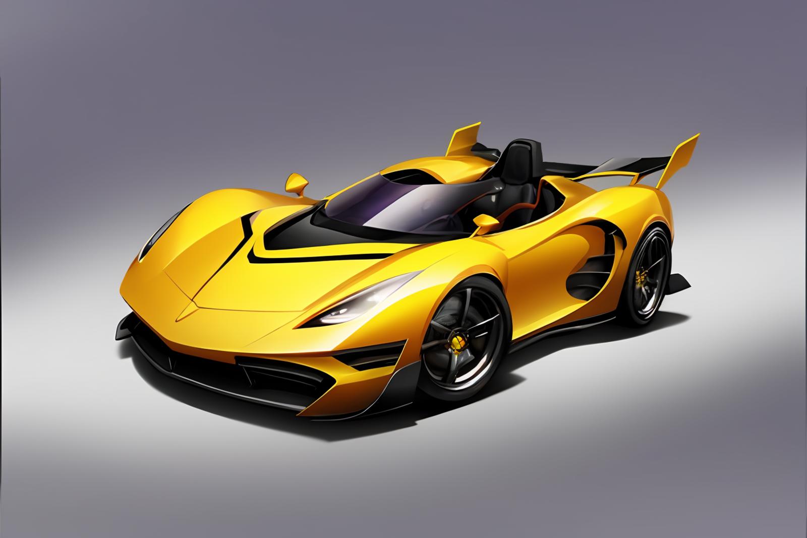 Box Series - QQ Flying Car design (Concept racing car design)<盒子系列—QQ飞车设计(概念赛车设计） image by Zcase