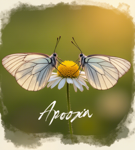 Aporia Crataegi (Butterfly) FLUX