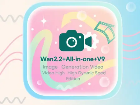 Wan2.2+All-in-one+V9 Image Generation Video High Dynamic Speed Edition