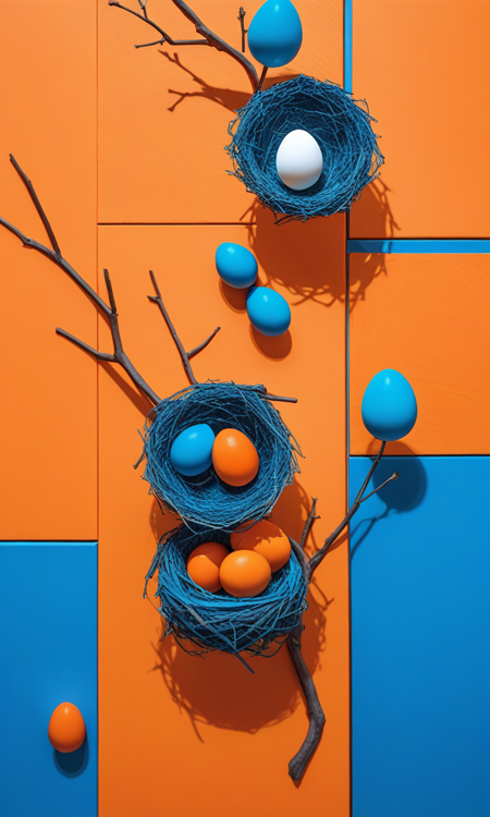 Orange & Blue V1