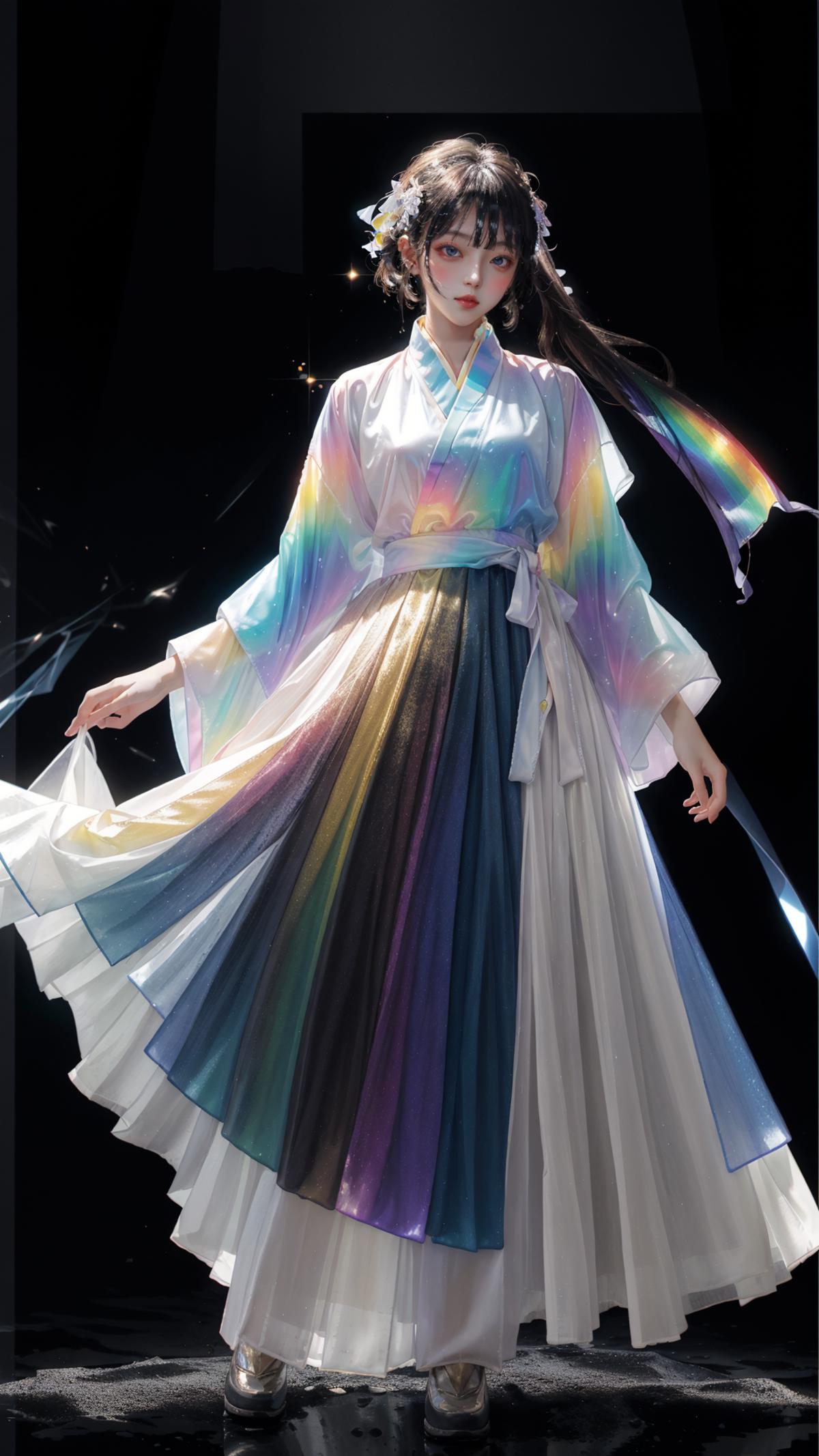 幻光琉璃 Phantasmal Luminous: The Radiance of Rainbow Dispersion image by XiuAI