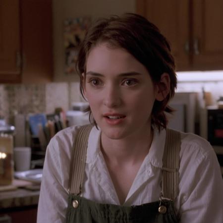 <lora:Winona Ryder (90s) SDXL - Trigger is Winona Person :1>, ,winona Person crafts a snowman that comes to life and shares secrets of the winter world