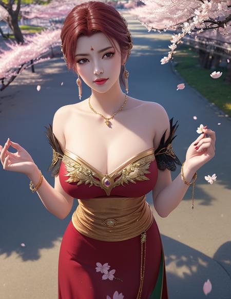 (,1girl, pov,best quality, ) , (((,1girl, solo, large breasts, looking at viewer, cherry blossoms ))) <lora:DA_YaFei:0.6>
ultra realistic 8k cg, flawless, clean, masterpiece, professional artwork, famous artwork, cinematic lighting, cinematic bloom, perfect face, beautiful face, fantasy, dreamlike, unreal, science fiction, lace, lace trim, lace-trimmed legwear, luxury, jewelry, diamond, gold, pearl, gem, sapphire, ruby, emerald, intricate detail, delicate pattern, charming, alluring, seductive, erotic, enchanting, hair ornament, necklace, earrings, bracelet, armlet,halo,autumn, from above,