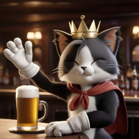 Cait Sith - Final Fantasy VII - SDXL v1.0