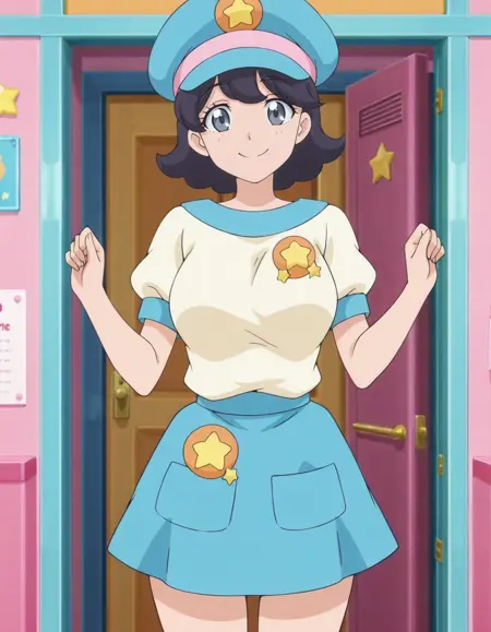 Manager of  Star Donuts shop(Star Twinkle Precure) / スタードーナツ屋の店長 (スター☆トゥインクルプリキュア)