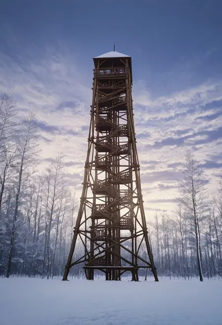 Wooden Lookout Tower