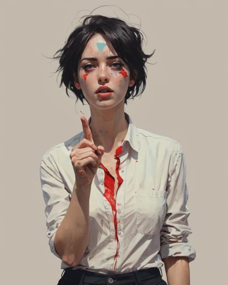 politics pointing at viewer, in the style of Vicente Segrelles by Conrad Roset, trending on artstation