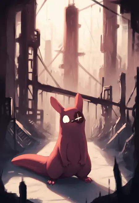 Artificer Slugcat (Rain World) [PonyXL]