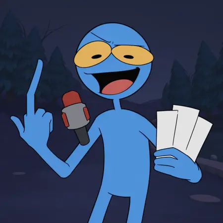 The Blue Guy - Jim Edlee / JimEdlee / Youtube