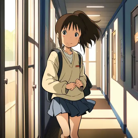 Ogino Chihiro (Ghibli Style) - Animagine XL v3.1