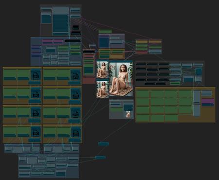 Ultimate Image Creator Workflow - ComfyUI SDXL/FLUX/GUFF - Multi-Prompt, Wildcards, ReActor Face Swap, Face Detailer, Styles, Upscaler v10(c) Pro
