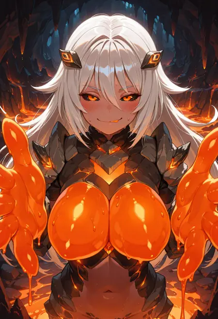 Lava Golem - Monster Girl Encyclopedia (MGE)