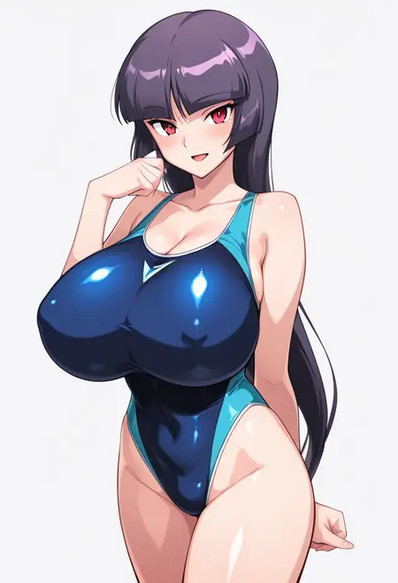 Competition Swimsuit Tsukishiro Nanami Model - Splash! [ Illustrious / Pony ]