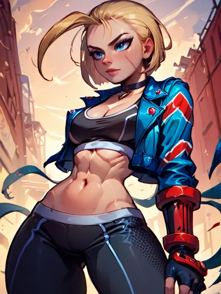 Cammy White (Street Fighter) (3 Outfits) Pony LoRA